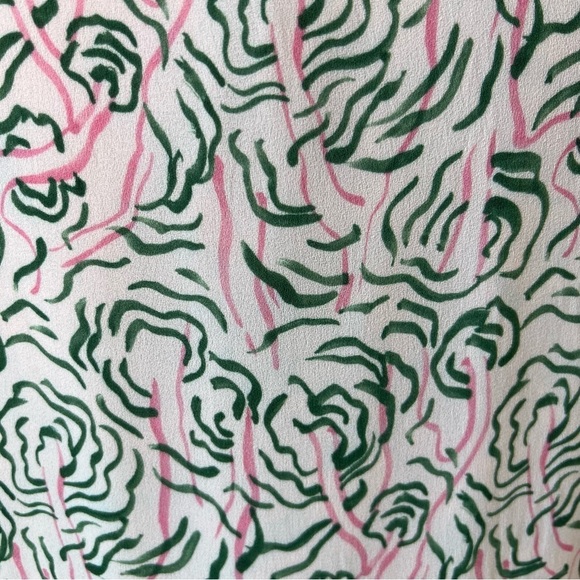 3.1 Philip Lim flowy printed patterned sleeve dress white 13087 - Picture 12 of 16